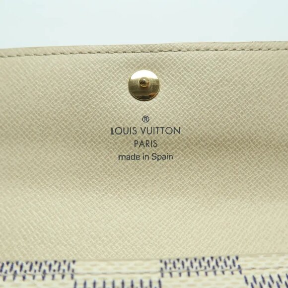Louis Vuitton Micro White Damier Azue Canvas Wallet 430-041025 - Picture 12 of 12